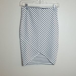Zara White and black skirt.